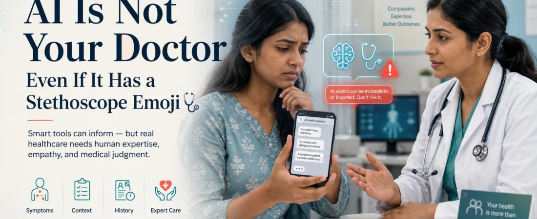 AI Is Not Your Doctor—Even If It Has a Stethoscope Emoji
