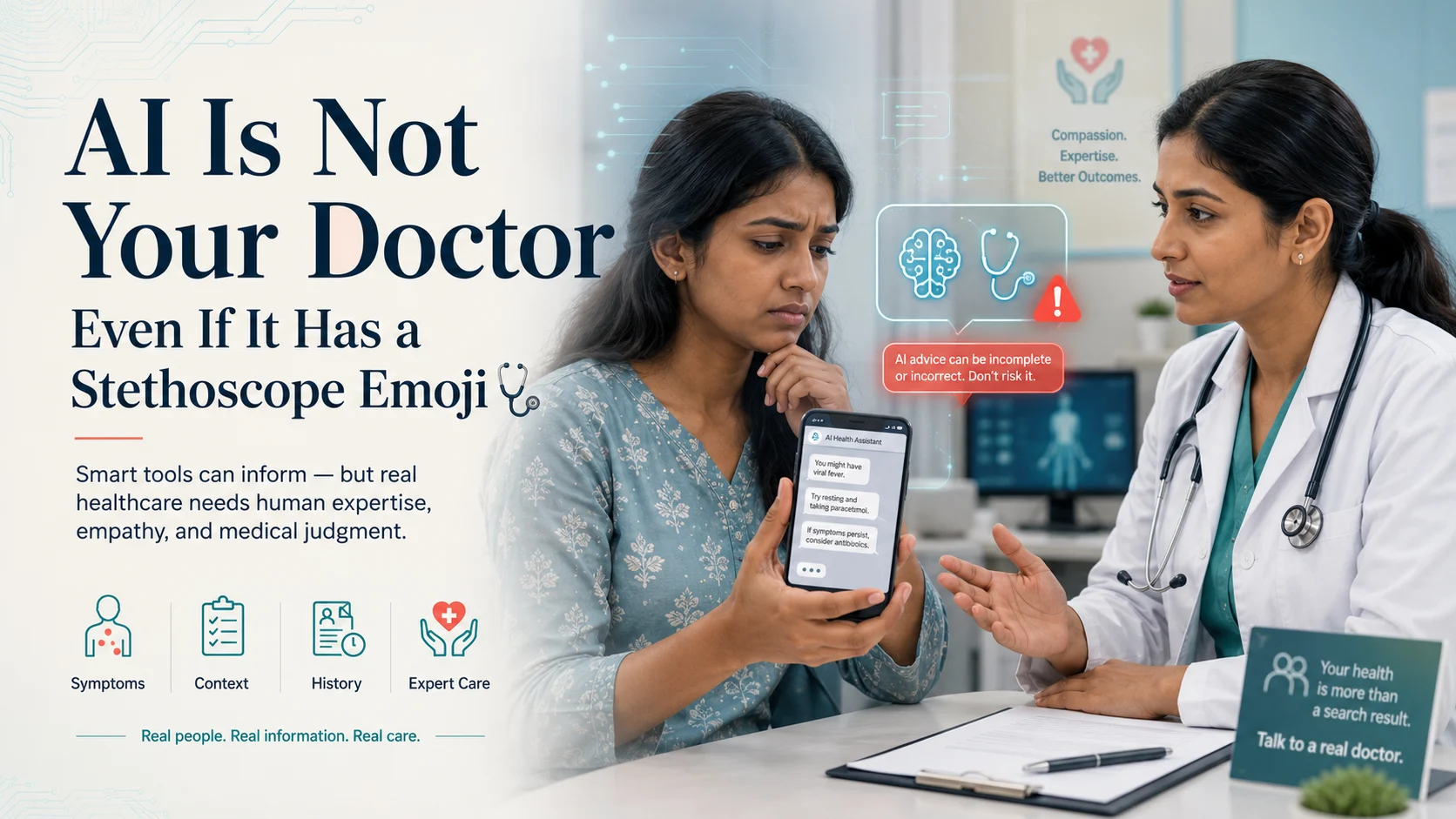 AI Is Not Your Doctor—Even If It Has a Stethoscope Emoji