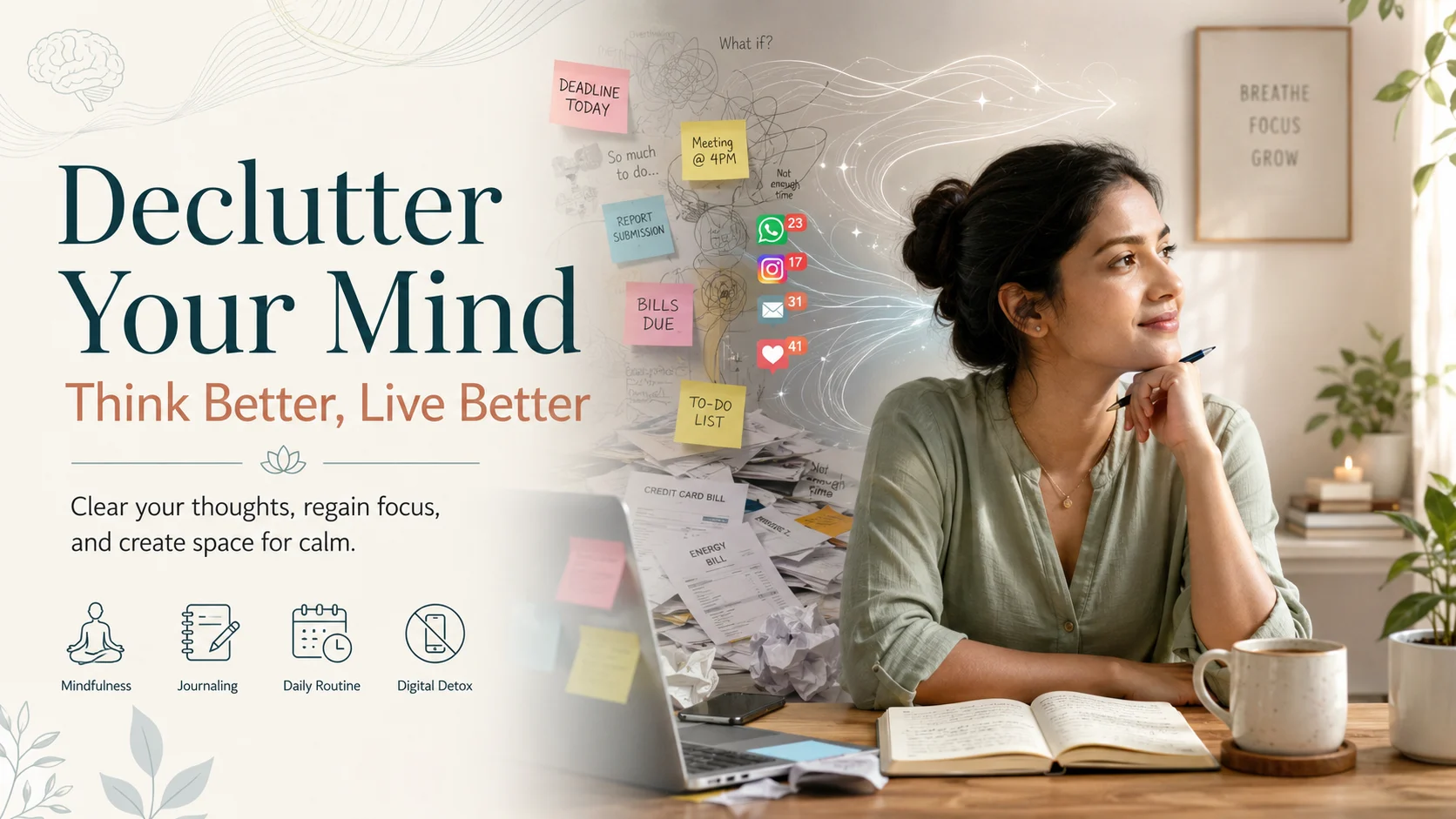 Declutter Your Mind: Think Better, Live Better
