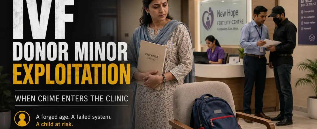 IVF Donor Minor Exploitation: When Crime Enters the Clinic