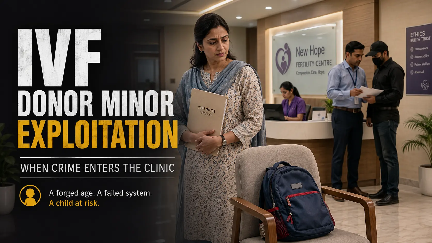 IVF Donor Minor Exploitation: When Crime Enters the Clinic