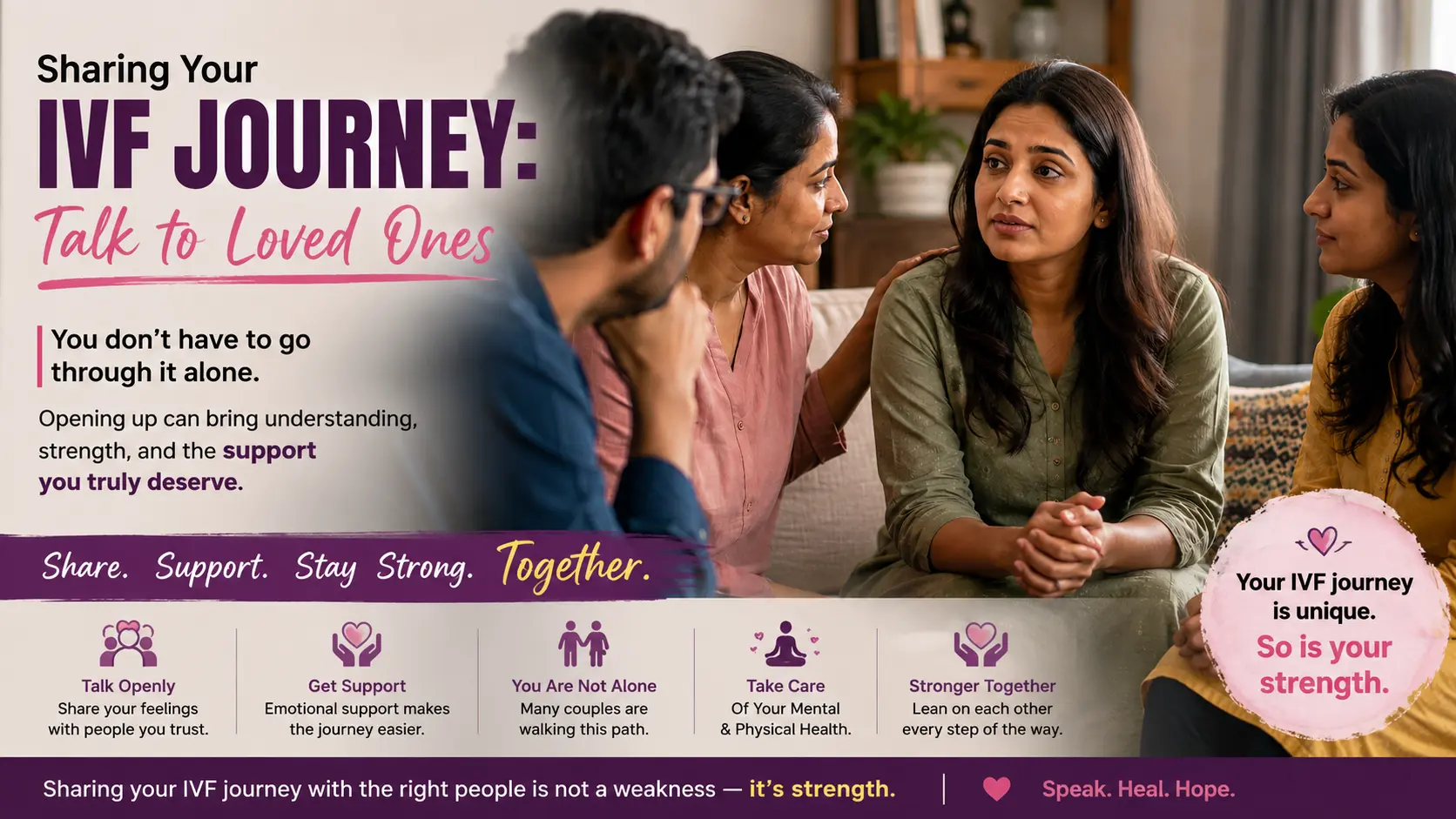 Sharing Your IVF Journey: Talk to Loved Ones