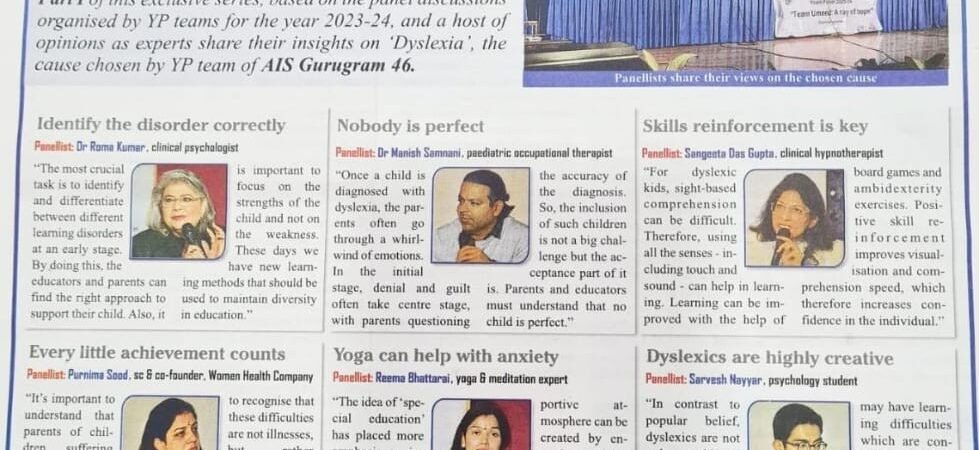 Featured in The Global Times – Dyslexia Panel Discussion 2024